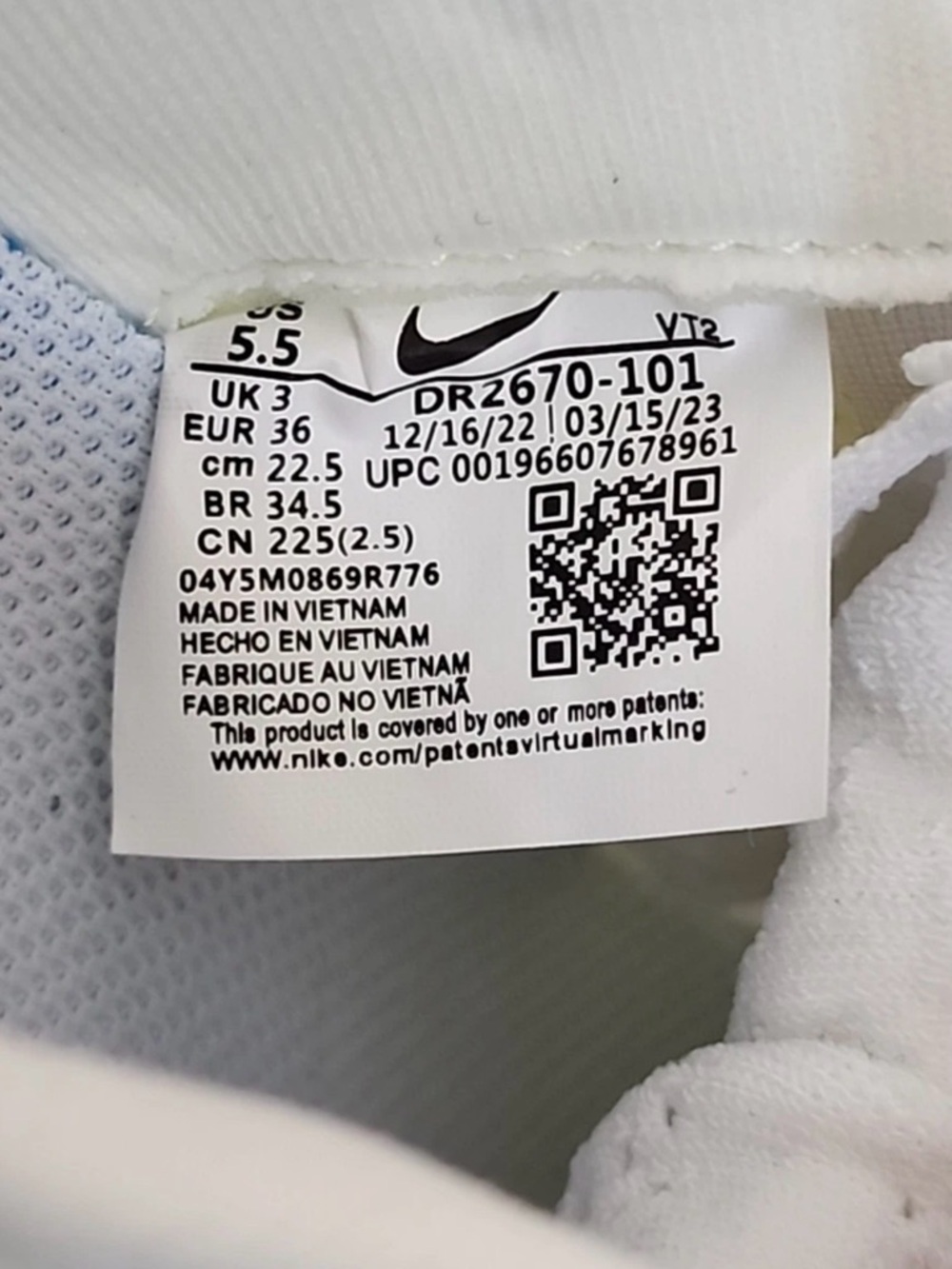 Nike Reactx Infinity Run 4 Women size 6.5 - Picture 5 of 10